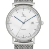 Almanus Herrenuhren-Flavus Handaufzug Zifferbl. silber Metallband AS1881SMB