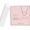 BERING Ohrschmuck | Halsketten + Collier-Arctic Symphonie Valentine goldf. 437740-Silver-Set-2