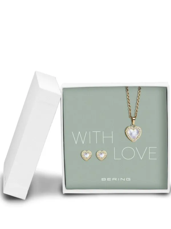 BERING Ohrschmuck | Halsketten + Collier-Arctic Symphony Herz Valentine 428-712-Gold