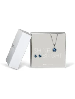 BERING Ohrschmuck | Halsketten + Collier-Arctic Symphony Set Blue 429-711-Blue