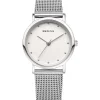BERING Damenuhren-Armbanduhr mit Milanaise Armband 13426-000