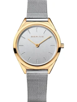 BERING Damenuhren-Armbanduhr mit Milanaise Armband ultra slim 17031-010