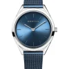 BERING Damenuhren-Armbanduhr mit Milanaise Armband ultra slim 17031-307