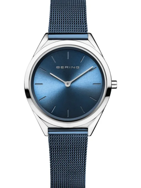 BERING Damenuhren-Armbanduhr mit Milanaise Armband ultra slim 17031-307