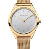BERING Damenuhren-Armbanduhr mit Milanaise Armband ultra slim 17031-334