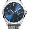 BERING Herrenuhren-Armbanduhr mit Milanaise Armband Slim Design 17140-007