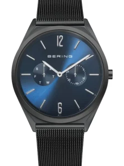BERING Herrenuhren-Armbanduhr mit Milanaise Armband Slim Design 17140-227