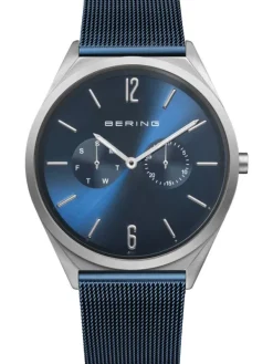 BERING Herrenuhren-Armbanduhr mit Milanaise Armband Slim Design 17140-307