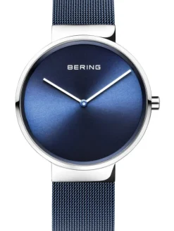 BERING Herrenuhren | Damenuhren-Armbanduhr mit Milanesearmband 14539-307