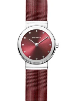 BERING Damenuhren-Armbanduhr mit Milanaise Armband 10126-303
