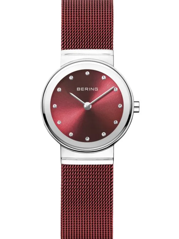 BERING Damenuhren-Armbanduhr mit Milanaise Armband 10126-303