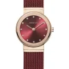 BERING Damenuhren-Armbanduhr mit Milanaise Armband 10126-363