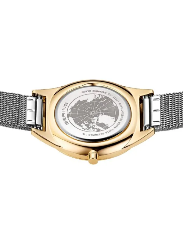 BERING Damenuhren-Armbanduhr mit Milanaise Armband ultra slim 17031-010