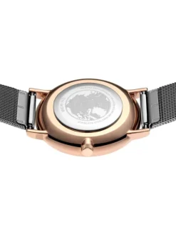 BERING Damenuhren-Armbanduhr mit Milanesearmband 13436-369