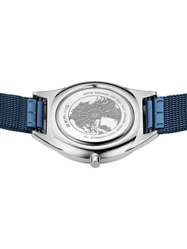 BERING Damenuhren-Armbanduhr mit Milanaise Armband ultra slim 17031-307