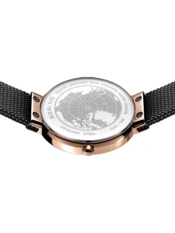 BERING Damenuhren-Armbanduhr mit Milanesearmband 14531-166