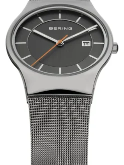 BERING Herrenuhren-Armbanduhr mit Milanesearmband 11938-007