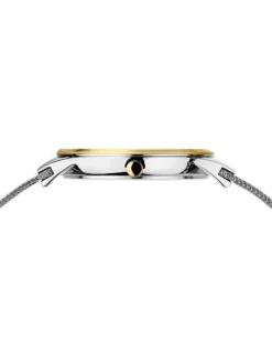 BERING Damenuhren-Armbanduhr mit Milanaise Armband 12934-010