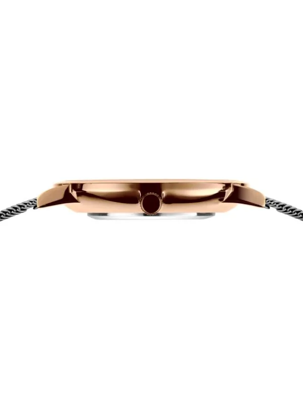 BERING Damenuhren-Armbanduhr mit Milanesearmband 13436-369