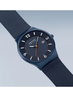 BERING Herrenuhren-Armbanduhr mit Solarantrieb 14440-393