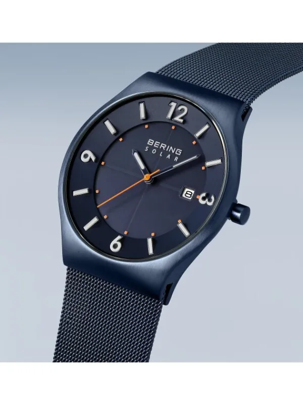 BERING Herrenuhren-Armbanduhr mit Solarantrieb 14440-393