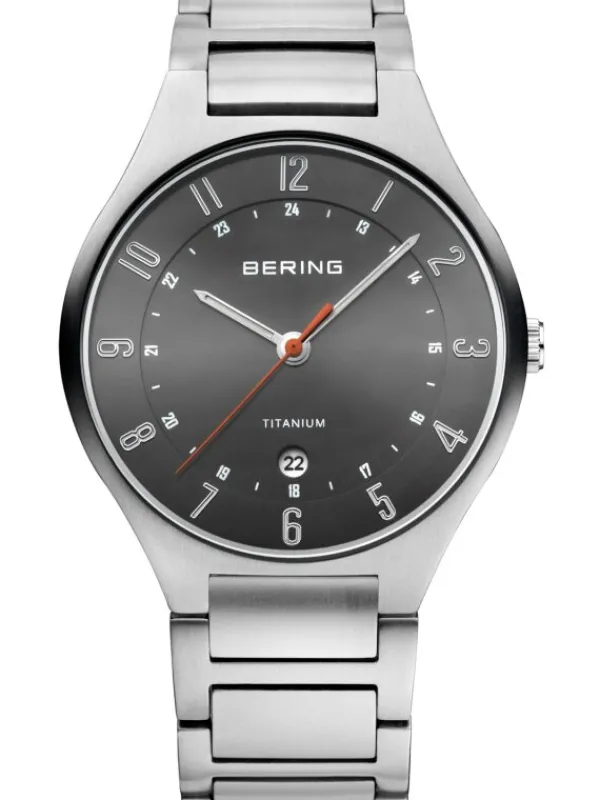 BERING Herrenuhren-Armbanduhr Titan 11739-772