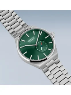 BERING Herrenuhren-Automatic Grün 19441-708