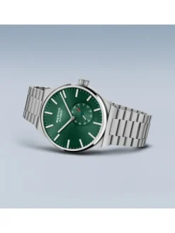 BERING Herrenuhren-Automatic Grün 19441-708