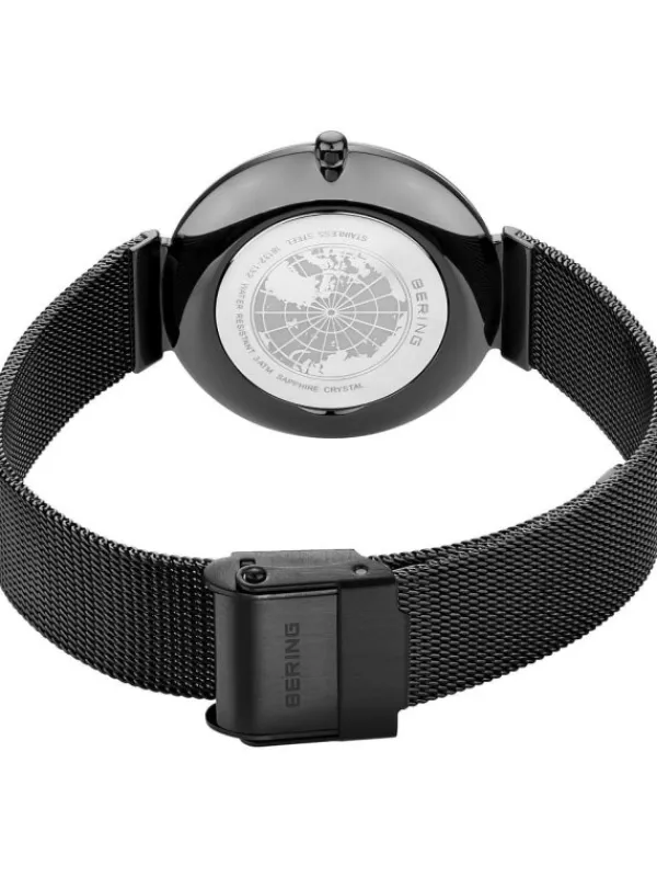 BERING Damenuhren-Classic Diamond schwarz 18132-132