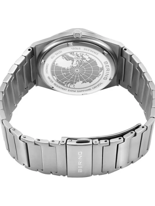 BERING Herrenuhren-Classic gebürstet Blau 19742-707