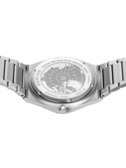 BERING Herrenuhren-Classic gebürstet Blau 19742-707