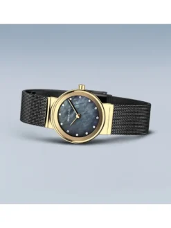 BERING Damenuhren-Classic goldf. glänzend 10126-132