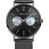 BERING Herrenuhren | Damenuhren-Multifunktionsuhr mit Milanaise-Band, 36 14236-123