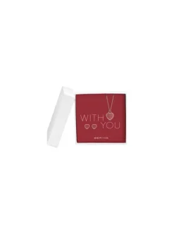 BERING Ohrschmuck | Halsketten + Collier-Set Herz Kette und Ohrstecker Valentine 431-715-Rosegold