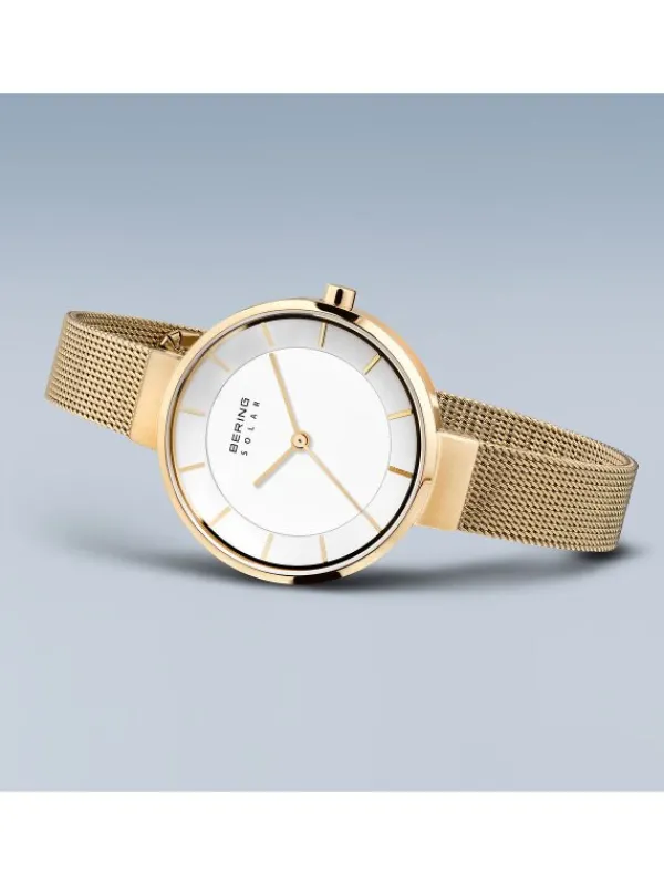 BERING Damenuhren-Slim Solar 14631-324