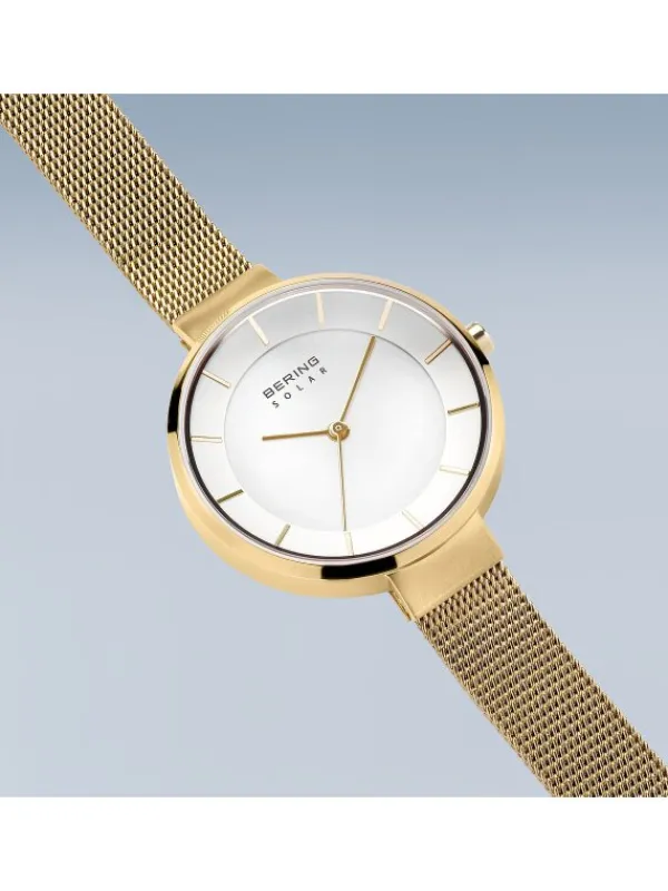 BERING Damenuhren-Slim Solar 14631-324