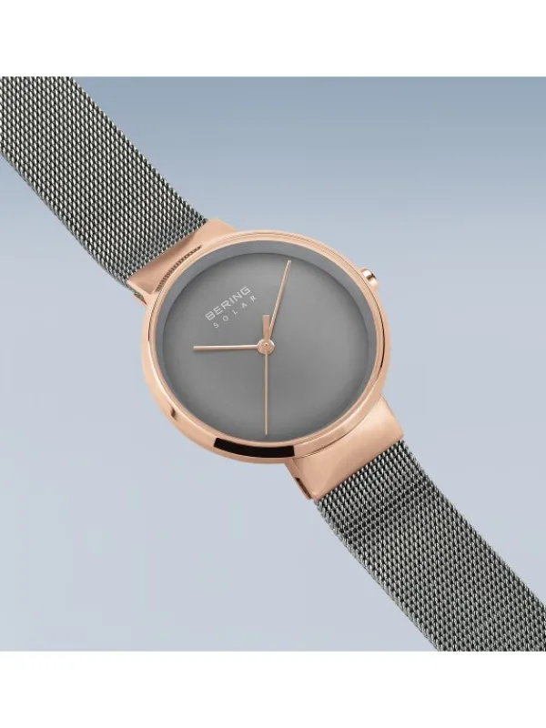 BERING Damenuhren-Slim Solar 14331-369