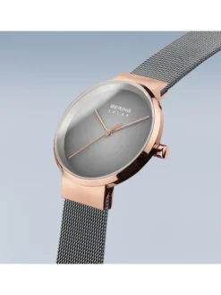 BERING Damenuhren-Slim Solar 14331-369