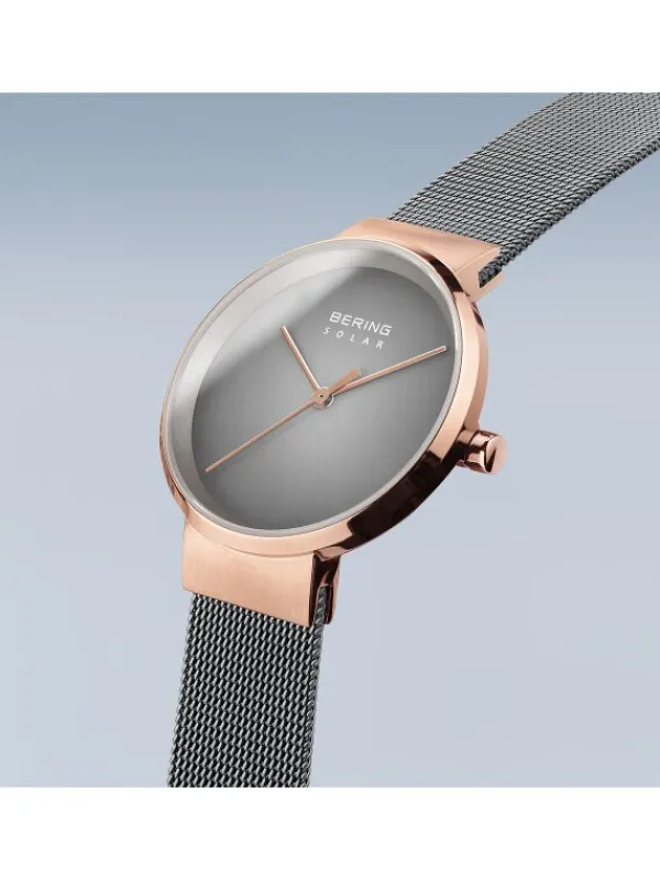 BERING Damenuhren-Slim Solar 14331-369