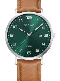 BERING Herrenuhren-Titanium 18640-568