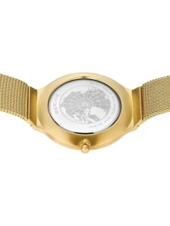 BERING Damenuhren-Ultra Slim golfarben 18434-336