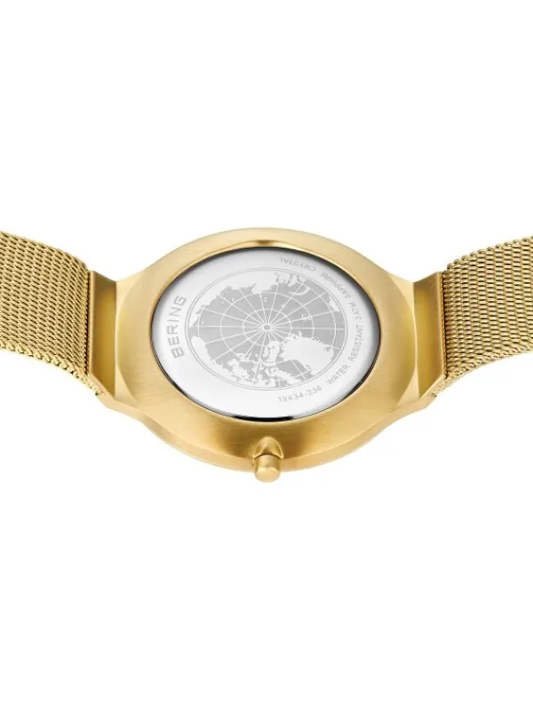BERING Damenuhren-Ultra Slim golfarben 18434-336