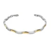 Boccia Titanium Armbänder-Armband Titan Glieder Welle Bicolor 0370-02