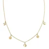 Boccia Titanium Halsketten + Collier-COLLIER Titan goldf. Plättchen 08064-02
