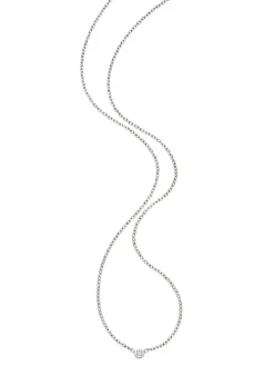 Boccia Titanium Halsketten + Collier-COLLIER Titan Brillant Solitair 08069-01
