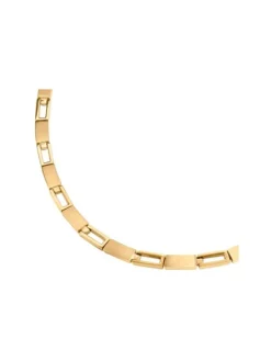 Boccia Titanium Halsketten + Collier-COLLIER Titan goldf. Glieder matt poliert 8040-03