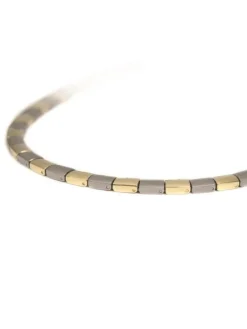 Boccia Titanium Halsketten + Collier-COLLIER Titan Glieder Bicolor 0812-02