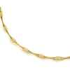 Boccia Titanium Halsketten + Collier-COLLIER Titan Glieder Verlauf goldf. 08045-03