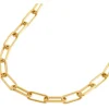 Boccia Titanium Halsketten + Collier-COLLIER Titan Gliederkette goldf. 08059-02
