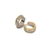 Boccia Titanium Ohrschmuck-CREOLE 16mm Titan Bicolor 0539-12
